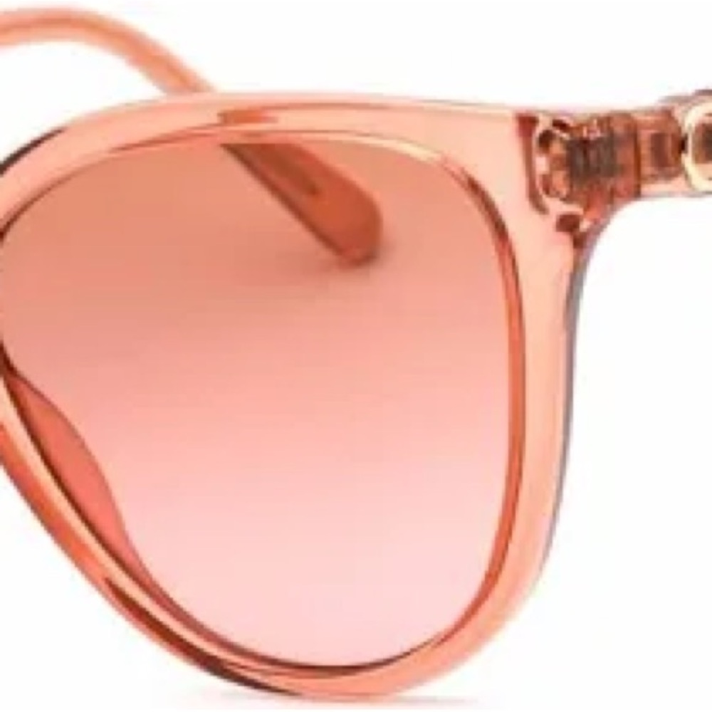 Salvatore FERRAGAMO 57mm Gradient Cat Eye Sunglasses transparent lobster - Picture 12 of 16